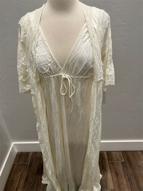 Vintage 1960s Lingerie Nylon Chiffon Sheer 2 Piece Ni Gem