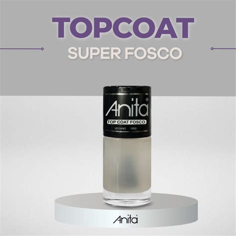 Esmalte Top Coat Fosco Anita Shopee Brasil