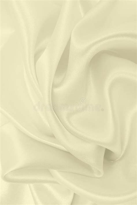 Smooth Elegant Golden Silk Or Satin Luxury Cloth Texture As Wedd Stock