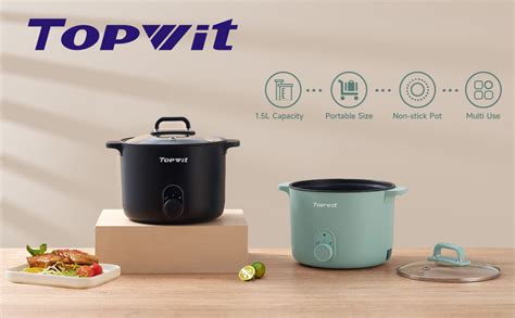 Amazon Topwit Electric Pot L Non Stick Ramen Cooker Multi Function Hot Pot Electric