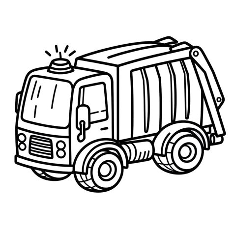 Caminhão De Lixo Desenho Para Colorir - Desenho de Caminhão de Lixo para colorir, imprimir e desenhar ...