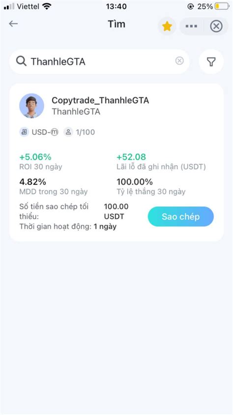 Copy trade trên Binance với TraderWagon