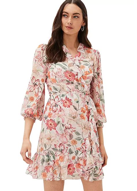 Phase Eight Melinda Floral Wrap Dress Freemans