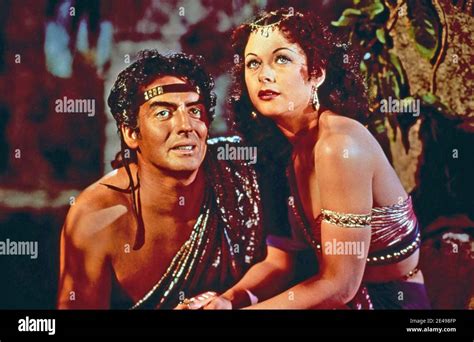 SAMSON AND DELILAH Paramount Pictures Film With Hedy Lamarr And Victor Mature Stock Photo