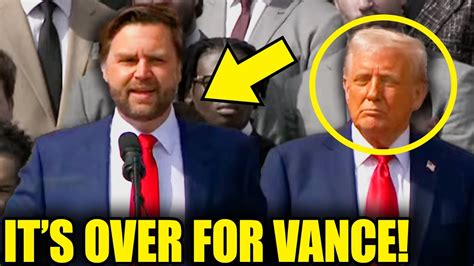 trump disgusted  vance humiliates   mega viral mistake