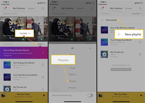 how to create playlist on pandora