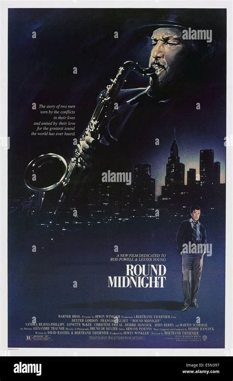 'ROUND MIDNIGHT, US poster art, Dexter Gordon, 1986, ©Warner Bros ...