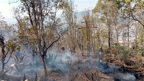 Controlan Incendio En Cerro Del Asta Bandera En Pachuca Periódico Am