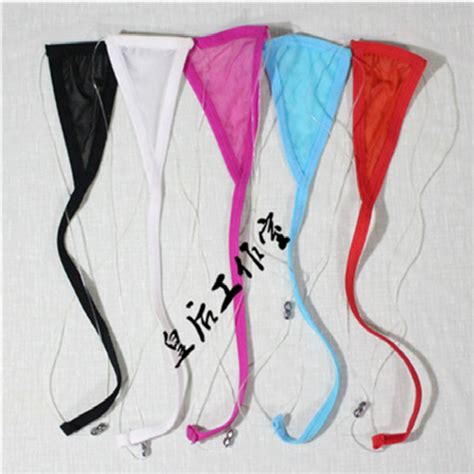 Women Mesh Sheer Thong Briefs G String Panties Sexy Seamless Bikini