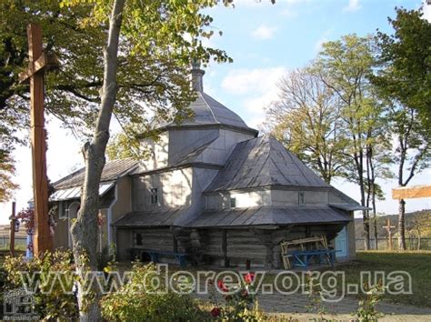 Висічка, Борщівський р-н, Тернопільська область - дерев'яна церква