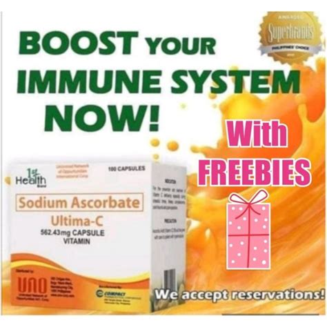 food supplementt ultima  capsules sodium ascorbate vitamins