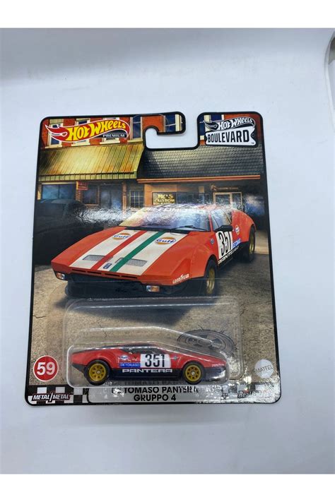 HOT WHEELS Premium De Tomaso Pantera Gruppo 4 Boulevard Gulf Goodyear Fiyatı Yorumları