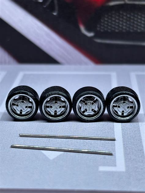 3D Printed 1 64 Hot Wheels Toyota Corolla AE86 Teta Wheels With Rubber Tires And Axles Etsy