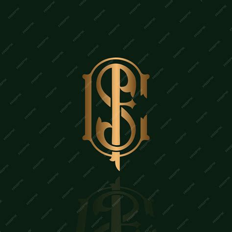 premium vector csf classic monogram logo