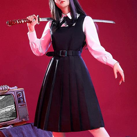 Mitaka Asa Cosplay Costume Chainsaw Man Yoru War Devil Dress