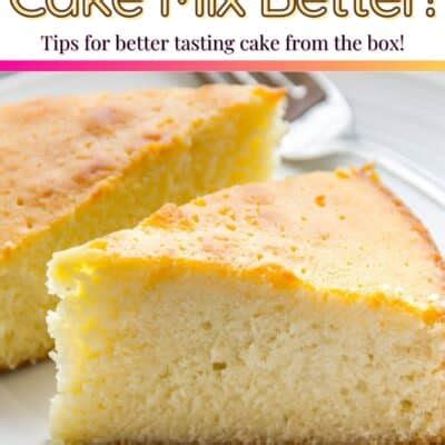 how to make boxed cake mix better