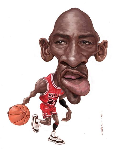 MIchael Jordan Cartoon Faces, Funny Faces, Cartoon Art, Funny ...