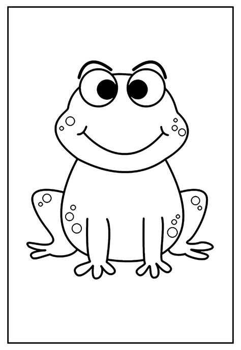 Desenhos De Sapo Para Colorir E Imprimir - 10
