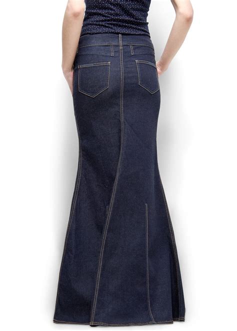 Mermaid Denim Maxi Skirt Women Mango Usa Denim Maxi Skirt Denim