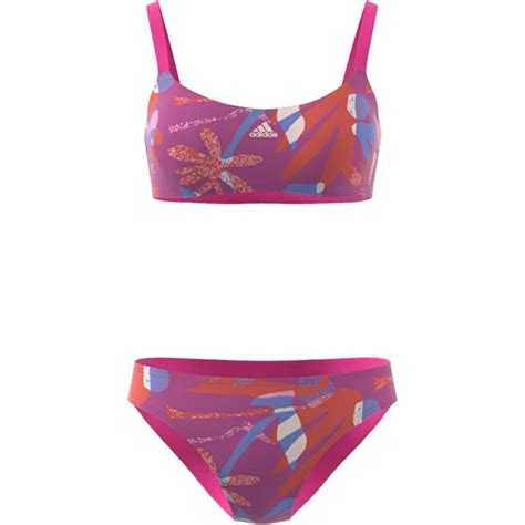 Adidas Bikini Flower Aop Bik Rosa Swiminn