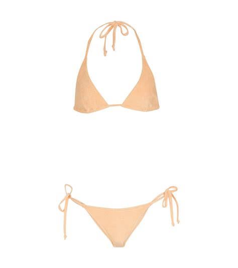 Lisa Marie Fernandez Pamela Stretch Cotton Terry Bikini Lisa Marie Fernandez