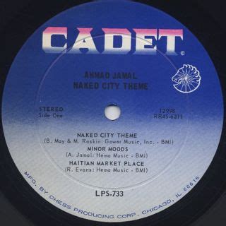 Ahmad Jamal Naked City Theme LP Cadet 中古レコード通販 大阪 Root Down