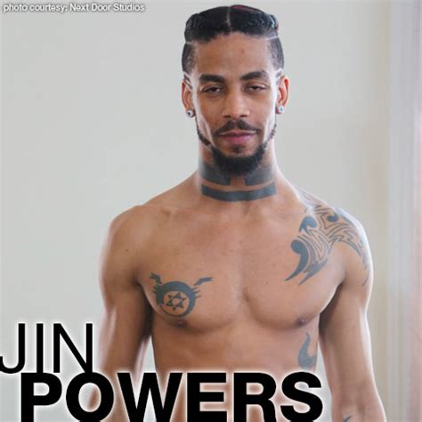 Jin Powers Tattooed Black American Gay Porn Star Smutjunkies Gay