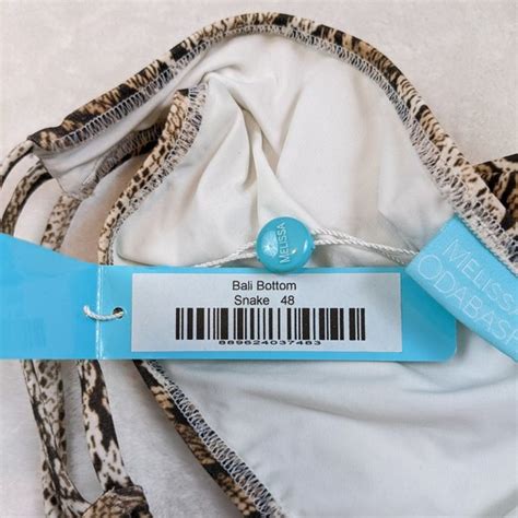 Melissa Odabash Swim Nwt Melissa Odabash Bali Bikini Bottom Snake 48 Poshmark