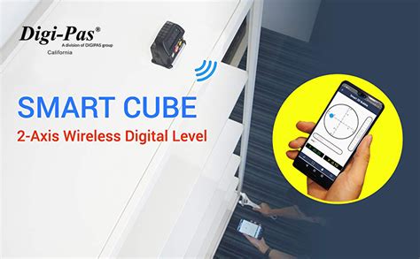 Digi Pas Achsen Smart Cube Level Dwl Pro Wirelessly Zeigt Den