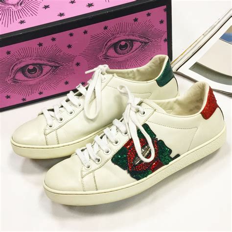 Кеды /стразы/ пайетки / GUCCI размер 37 цена 10 770 руб