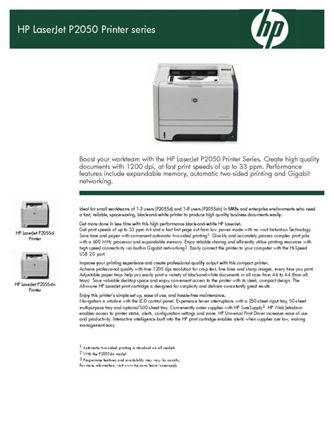 Hp Laserjet P2050 Pdf Printer Computing Operating System