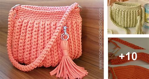 Cómo Hacer una Bolsa Fácil en Trapillo Tutorial de Crochet