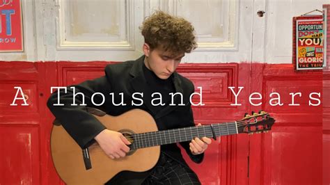 A Thousand Years Christina Perri Fingerstyle Guitar Cover YouTube