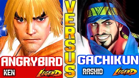 Sf6 Ken Angrybird Vs Gachikun Rashid High Level Youtube