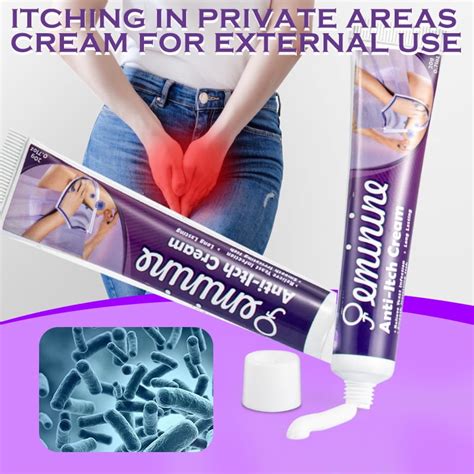 Private Areas Anti Itch Cream For Women Private Vaginal Care Cream Antibacterial Itch Relieving