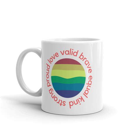 Retro Rainbow Pride Mug Gay Pride Mug Coming Out Gift Gift Etsy