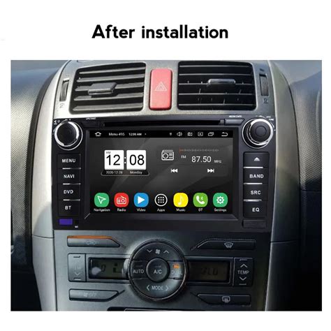 Android 11 CAR DVD GPS Player For TOYOTA AURIS 06 12 Octa 8 Core 4GB