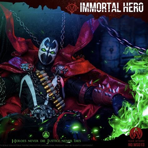 全新啡盒 再生俠 1 6 WAR STORY WS013 spawn 不亡英雄 Immortal Hero not hot toys 1 6 figure 興趣及遊戲 玩具 遊戲類