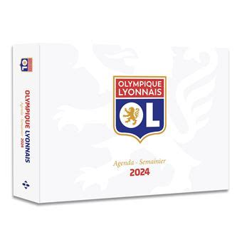 Agenda Calendrier Olympique Lyonnais 2024 Coffret Collectif