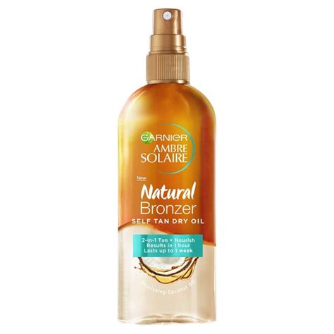 Автозагар Garnier Ambre Solaire Natural Bronzer Self Tan Dry Oil | отзывы