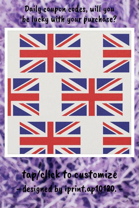 British Union Jack flag pattern DIY fabric textile | Diy fabric ...