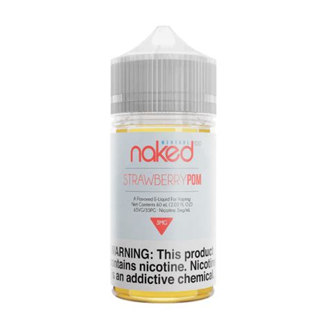 Naked Strawberry Pom Ml Home Loft Vapor Vape Pods Juices E Acess Rios De
