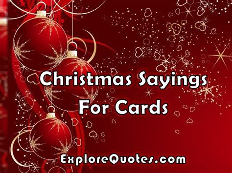 Christmas Sayings For Cards Explore Quotes