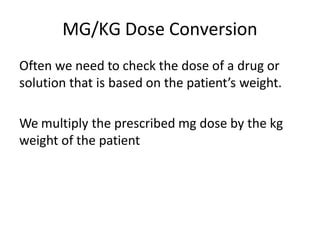 drugcalculations pptx