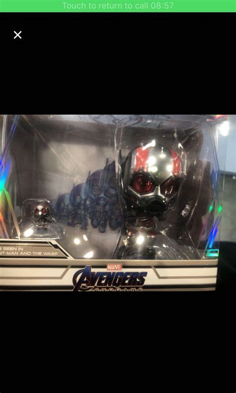 Ready Stock In Not Preorder Cosbaby Hot Toys Endgame Iron Man Captain Marvel Black Widow