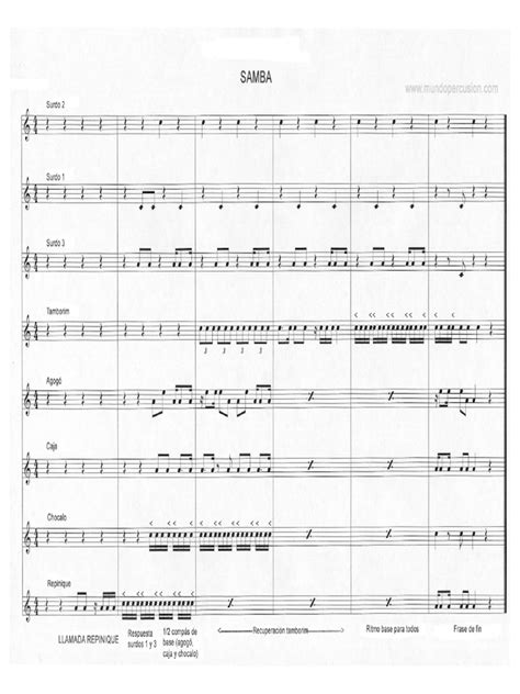 Partitura Samba Pdf Pdf