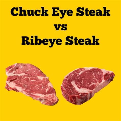 Chuck Eye Steak Versus Ribeye Flavor Value