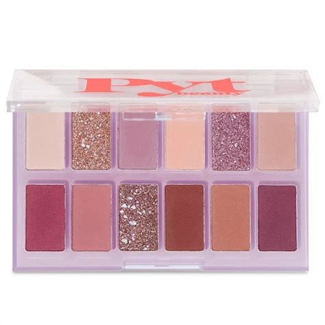 Pyt Beauty Makeup Pyt Beauty Highly Pigment Eyeshadow Palette Rowdy Rose Nude Shades Upcycle