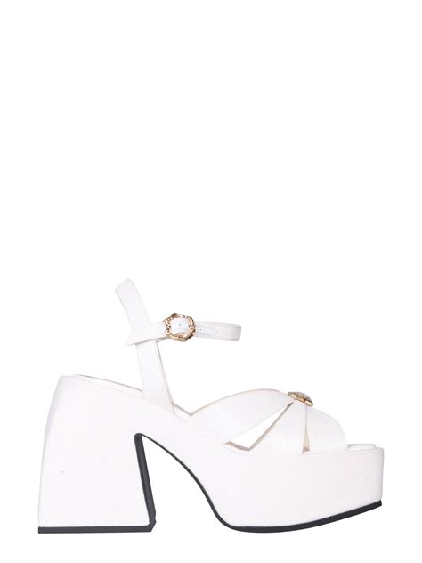 Nodaleto Sandalen Bulla Aurora Aus Canvas Weiss In White Modesens