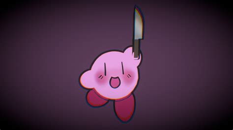 Kirby Knife Wallpaper